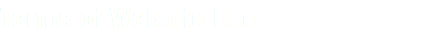 Terms of Website Use